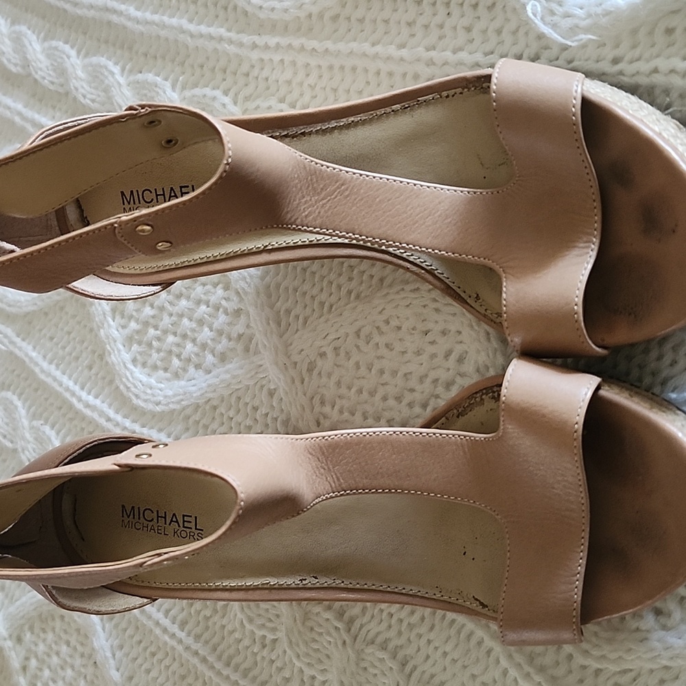 Michael Kors Tan Leather Heels